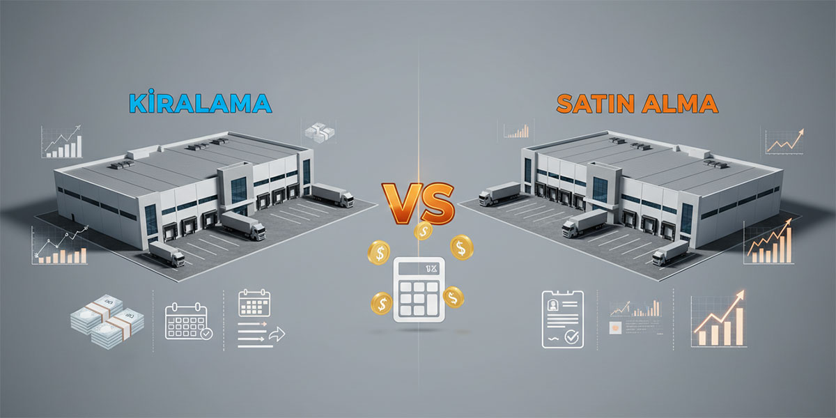 Depo Kiralama vs Satın Alma: 5 Yıllık Maliyet Karşılaştırması